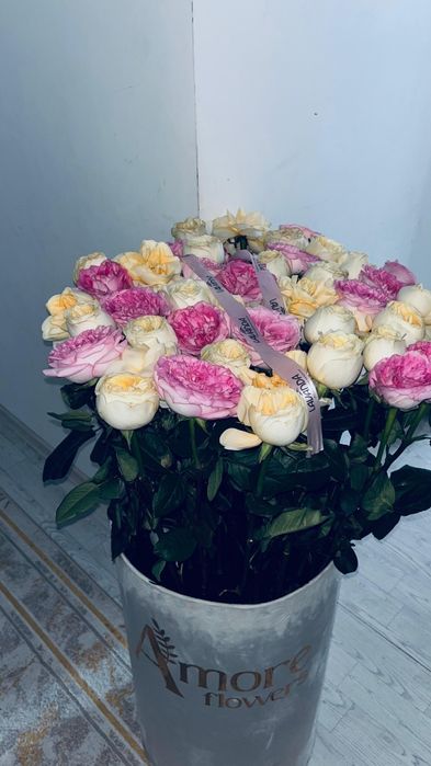 Гигант роза 51штук