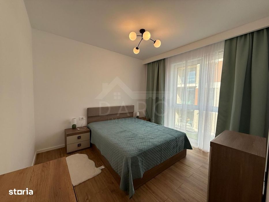 Inchiriez apartament cu 2 camere , bloc nou