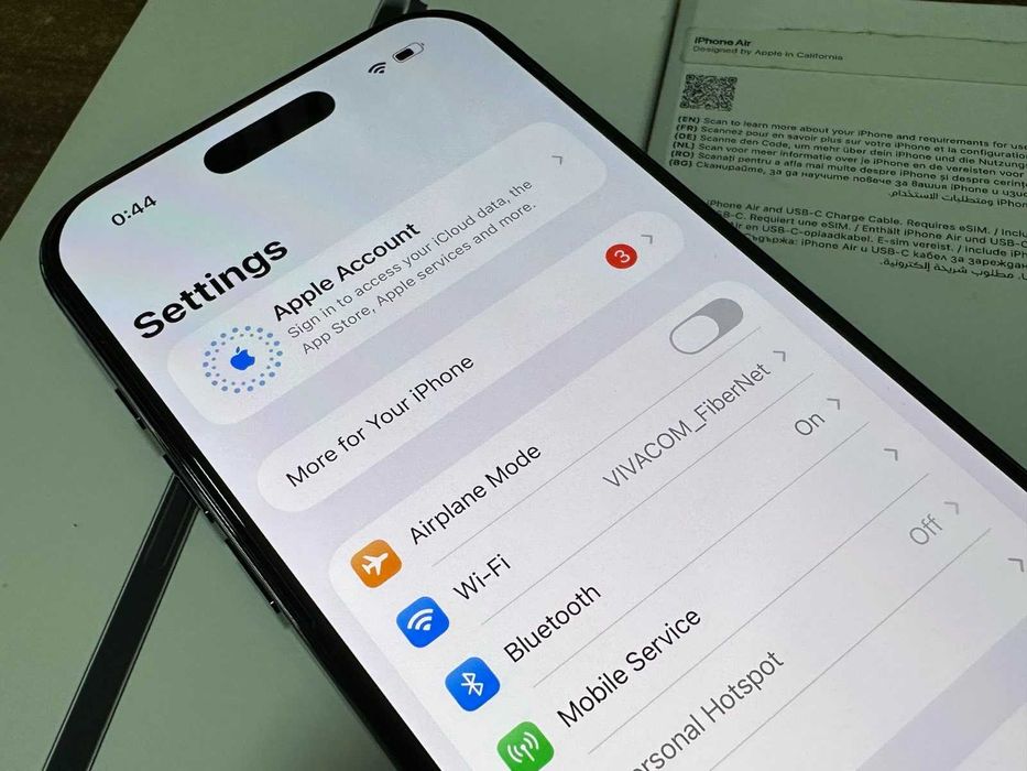 Apple iPhone Air 512GB / 100% / Гаранция