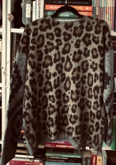 Grace забележителен пуловер Л-ХЛ вълна и алпака в състава