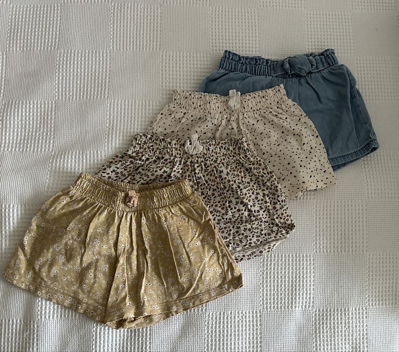 Шорты на девочку zara hm