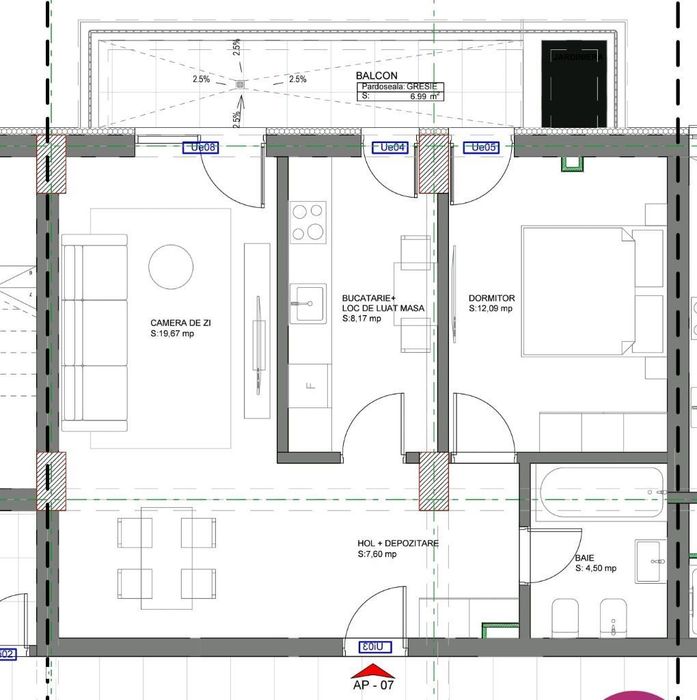 Nautica Residence XV - Baba Novac-LIDL - 62 mp utili — fotografia 3
