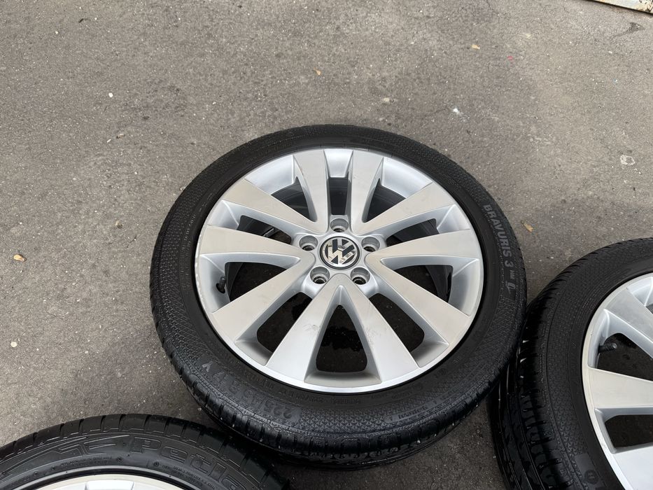 Jante aliaj originale vw pe 17 passat golf touran jetta  225 45 vara