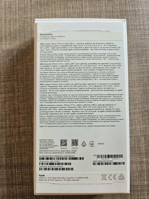 iPhone 14 Pro Space Black