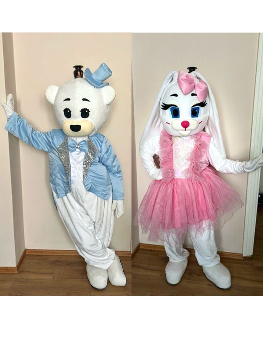 Продам костюм мишка,заяц,лабубу
