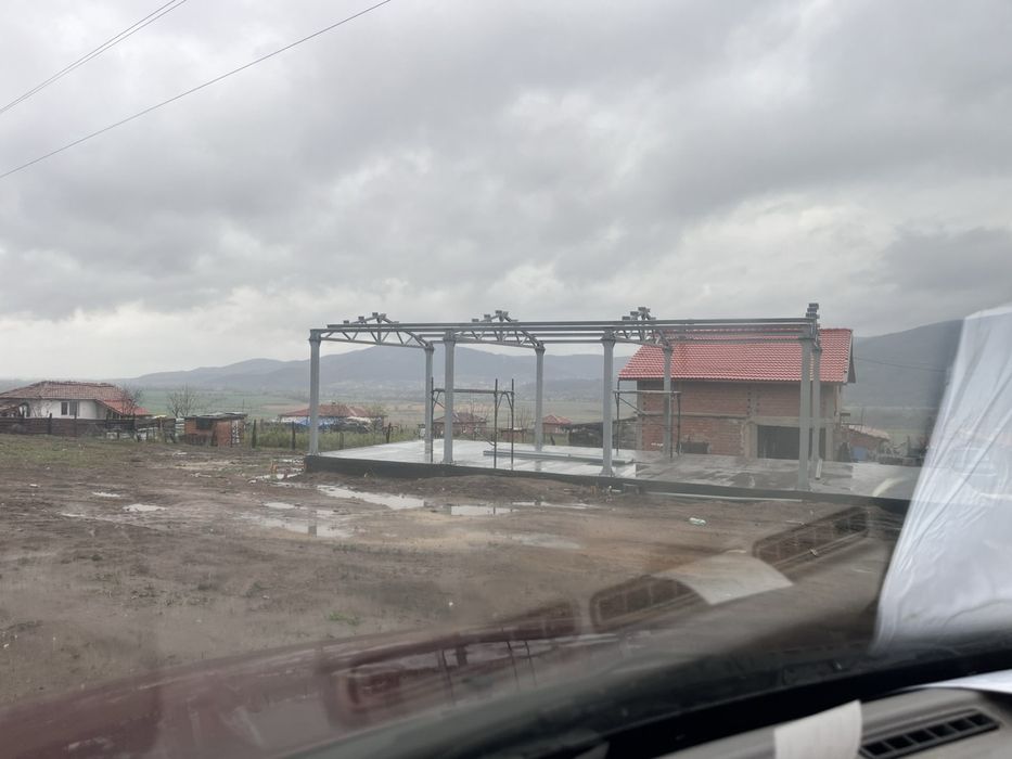 Истинско метално хале 6 широко, 8 дълго, 4 високо - 48 кв.м.ТРАНСПОРТ!