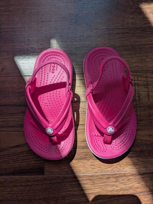 Джапанки Crocs размер C8, 24-25, 14,9 см.