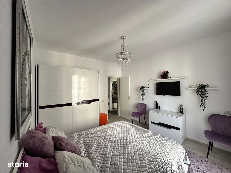 Ap 2 cam, mobilat complet LUX, vedere superba la mare, 1 min de plaja