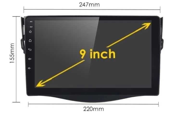 TOYOTA RAV 4 Android навигация Тойота Рав 4  06-12 Андроид камера джип