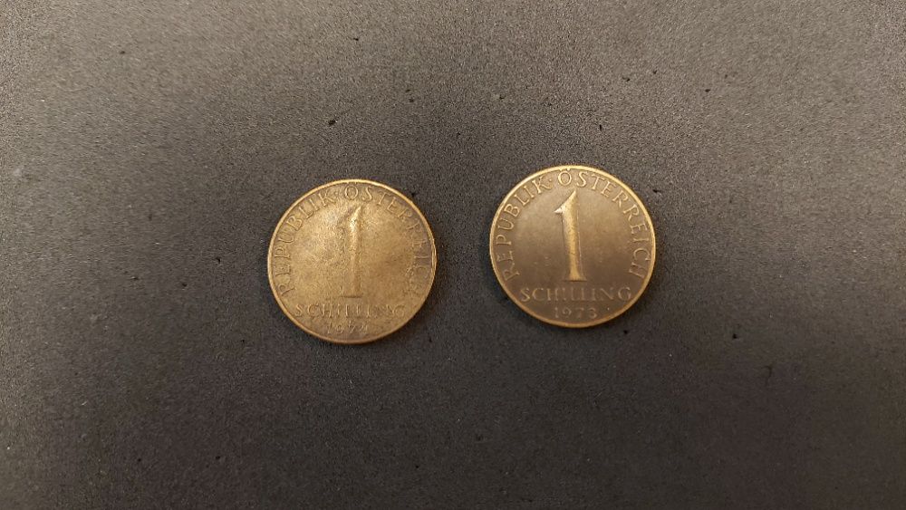 австрийски шилинги- 1973, 1974г.