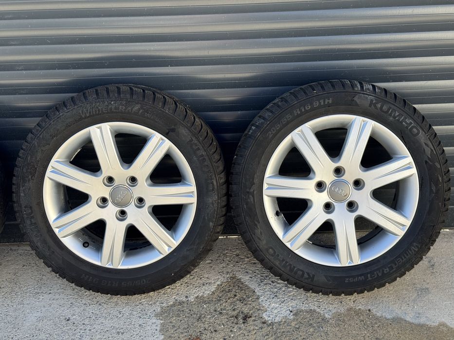 Roti complete de iarna 5x112 205 55 R16 DOT 2024 kumho