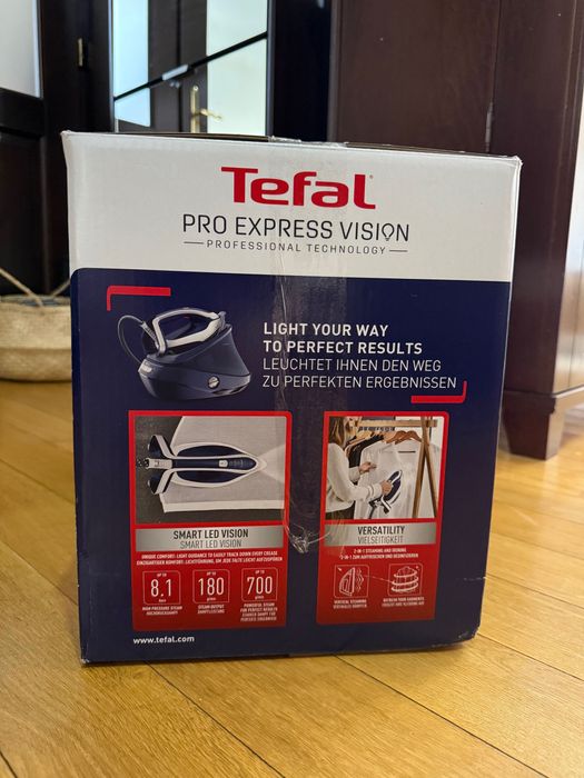Statie de calcat TEFAL Pro Express Vision Max GV9920E0. Nou in cutie!