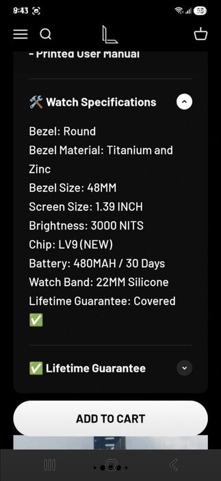 Smartwatch Premium Luxium