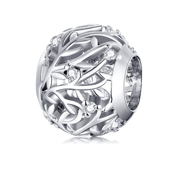 Сребърна гривна тип Pandora с два талисмана