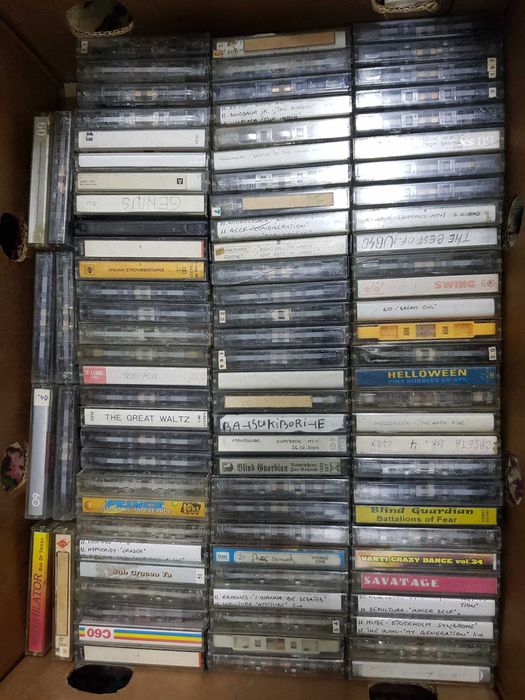 100 X Casete Audio Muzica Diferite Marci Durate Sony Basf Lot Colectie