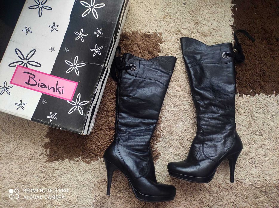 Черни ботуши Bianki