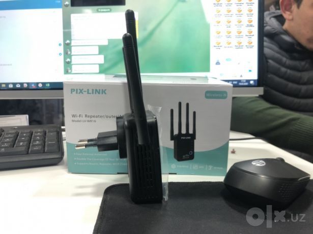 Новый усилитель Wifi c 4 антеннами репитер ретранслятор повторитель
