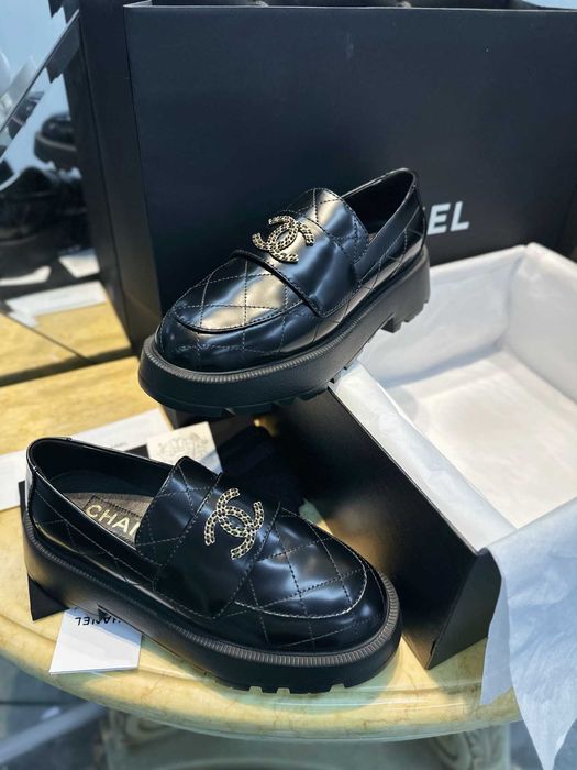 Mocasini Chanel 100% piele naturala premium prezentare completa