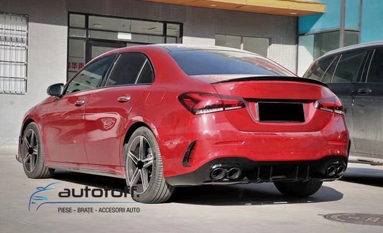 Difuzor bara spate Mercedes A-Class V177 (2018+) Black Look