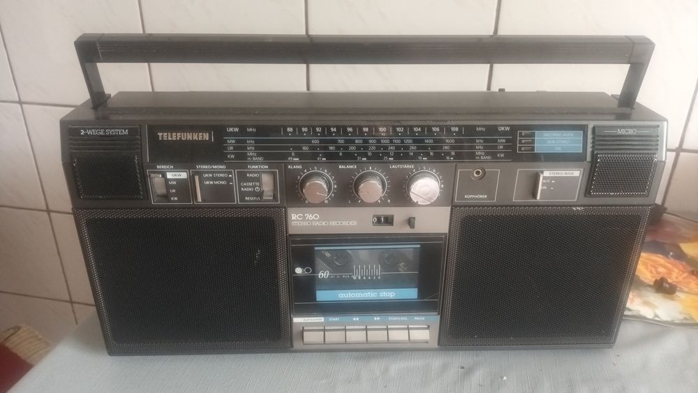 Radiocasetofon Palladium și Telefunken