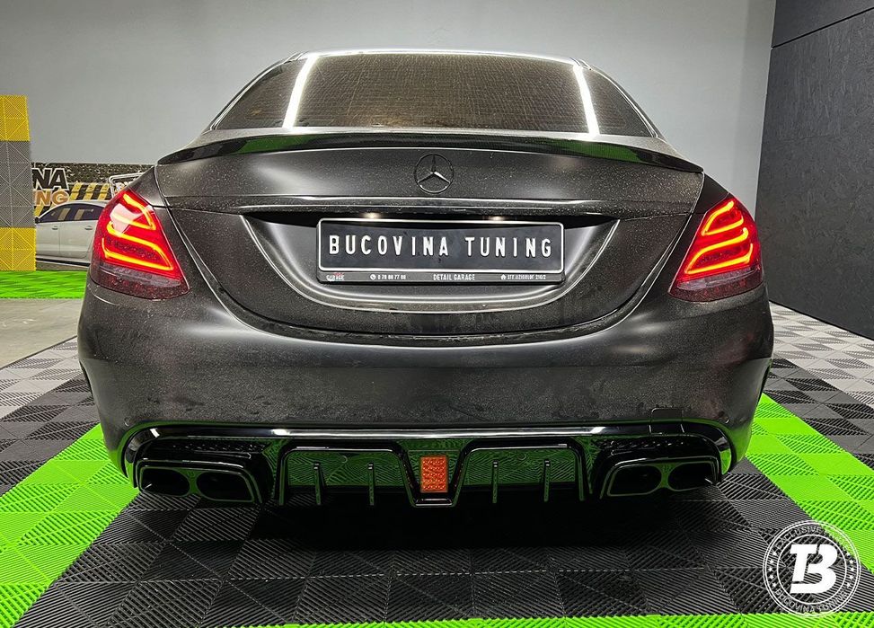 Difuzor Bara Spate compatibil cu Mercedes C Class W205 B Design
