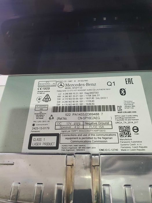 Navigatie NTG5 Mercedes GLA 250 X156 2018