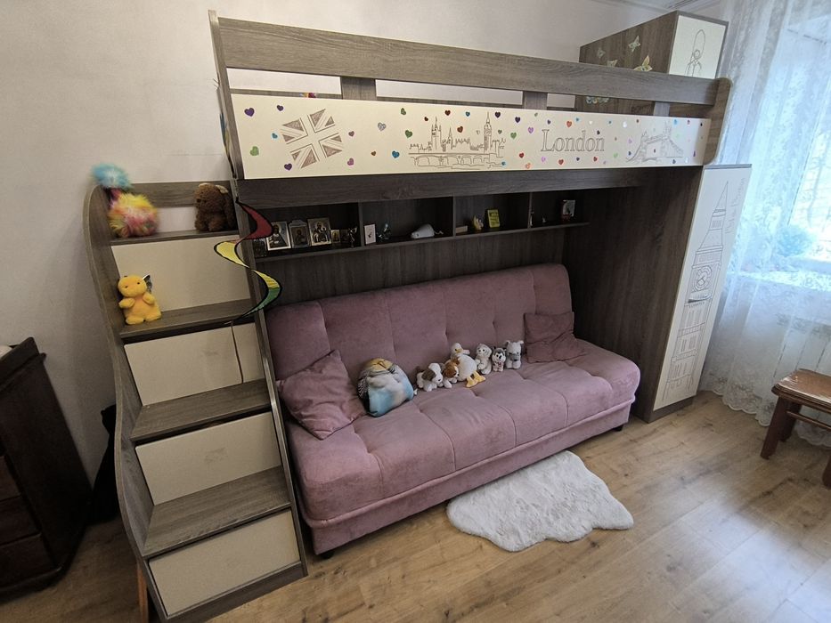 Кровать детская двухярусная