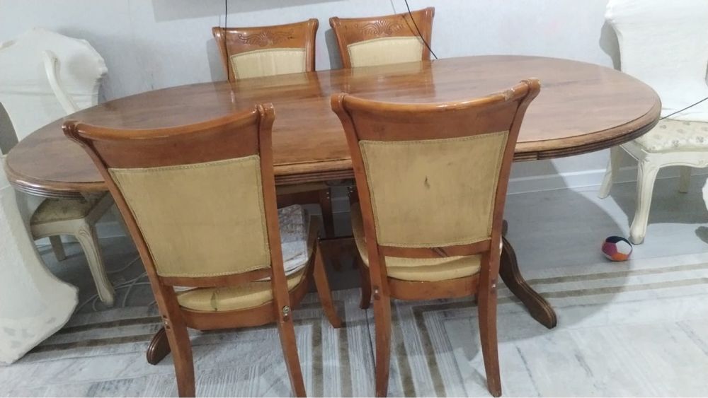 Стол и 7 стульев