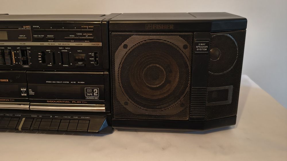 Fisher boom box/radiocasetofon