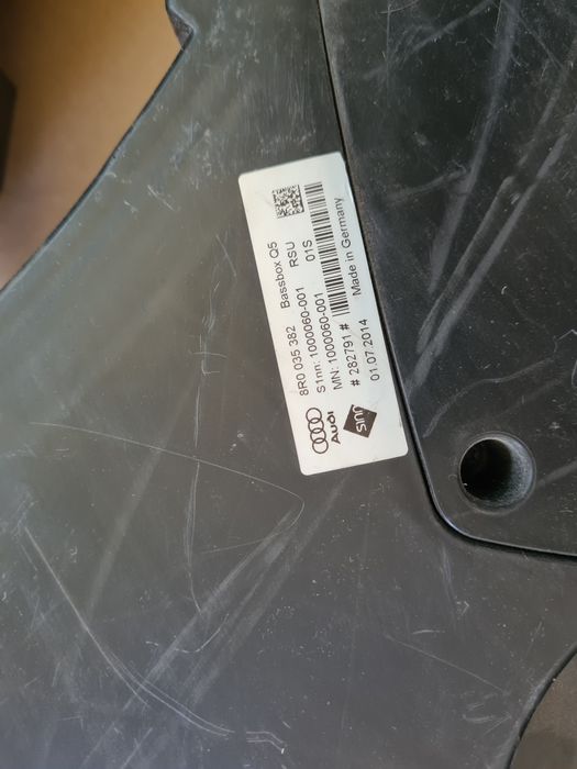 Subwoofer B&O Audi A4 B8/Audi Q5 8R