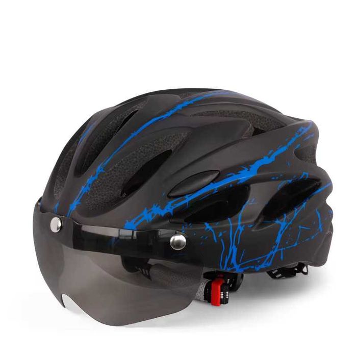 Casca Bicicleta/Trotineta Electrica, Viziera detasabila, Aerodinamica, Ventilatie eficienta, Dimensiune reglabila 54-62cm, Diverse Culori NOU