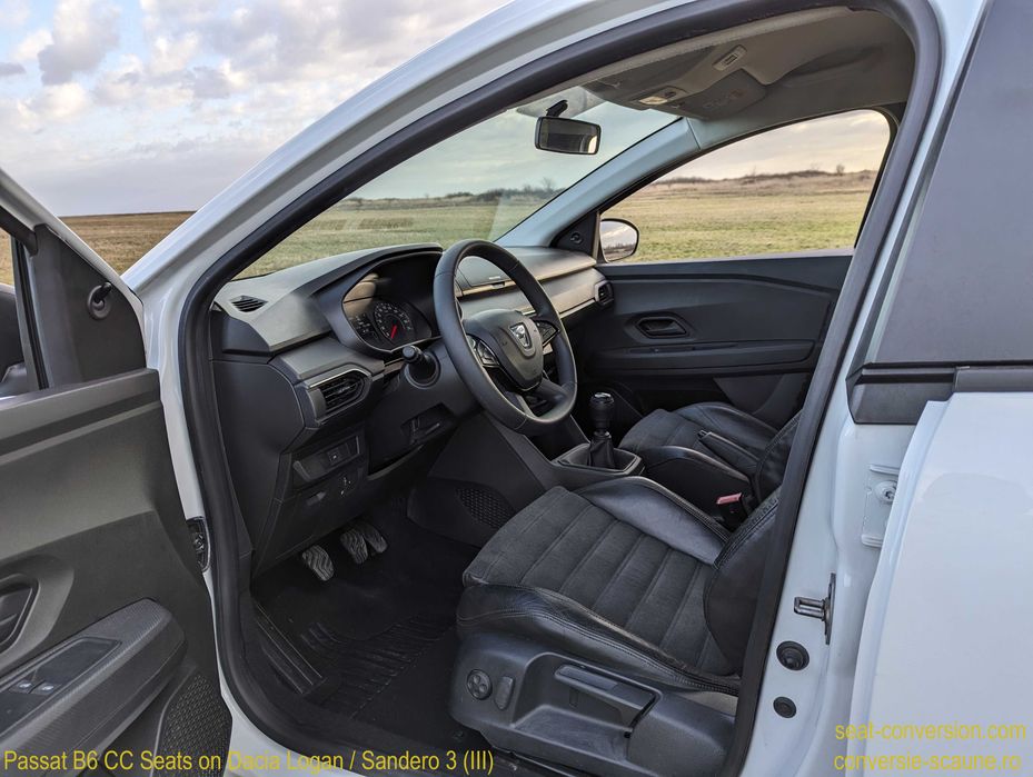 Sistem adaptare scaune de Passat B6 CC pe Logan Sandero 3 III 2020 +