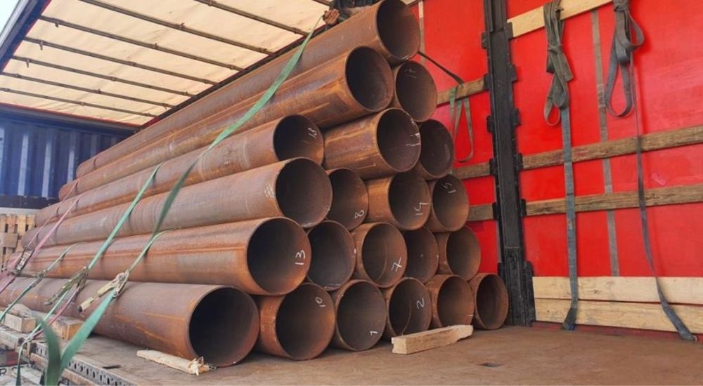 Vand teava metalica laminata si sudata elicoidal