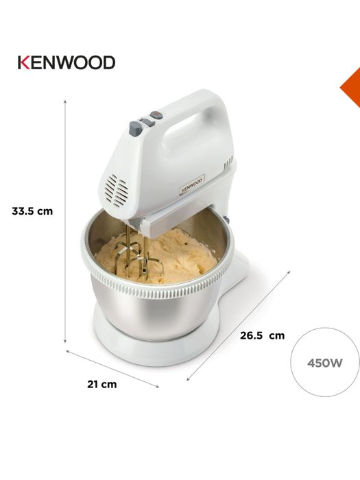 Ручной миксер KENWOOD HMP34.A0WH, 450 Вт