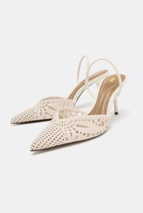 Обувки Zara размер 35 екрю
