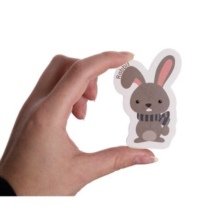 Комплект цветни магнити за хладилник животни 40 бр. с кутия