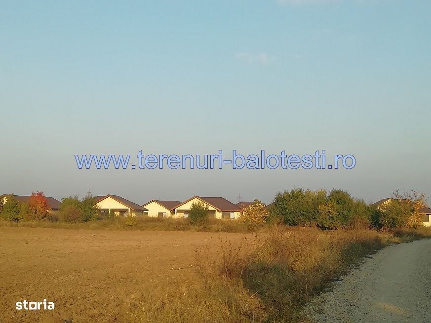 Vanzare teren Balotesti,vecin Terra Residence,intre case, 29000 euro