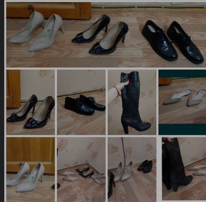 Женская обувь 37-38 размер , цена за все оптом