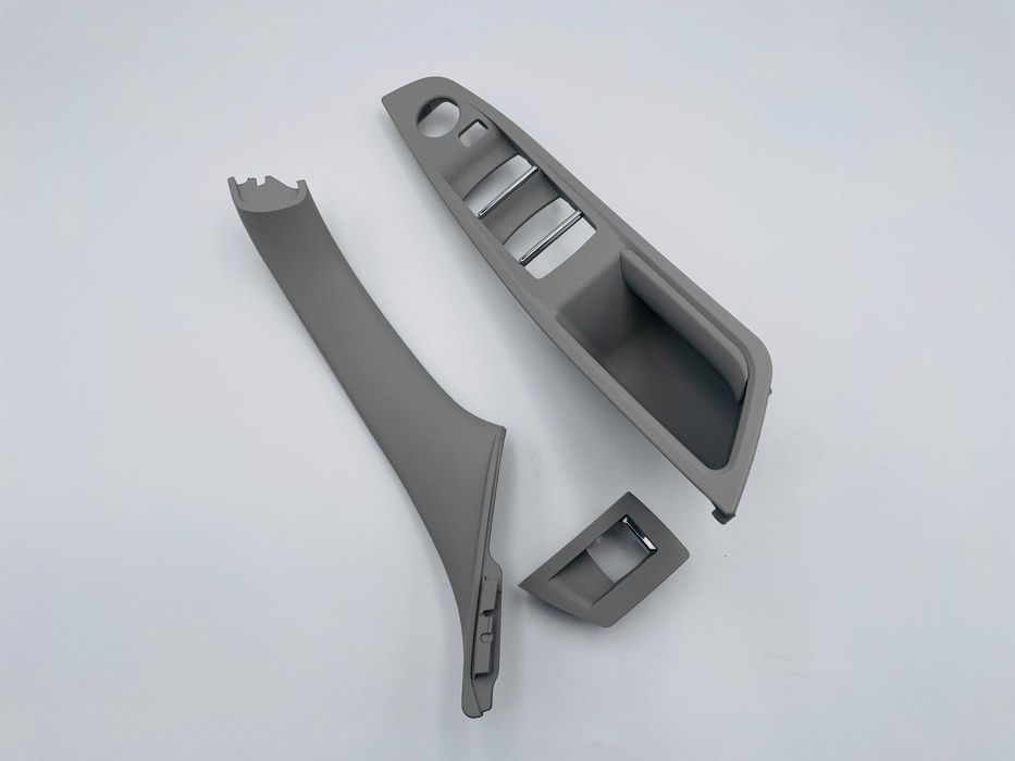 Set manere usa interior complet fata spate gri BMW Seria 5 F10 F11