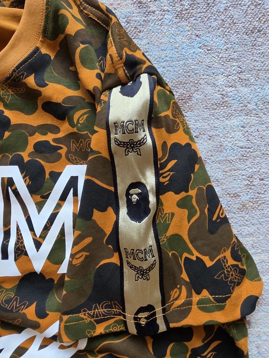 Футболка Bape x MCM