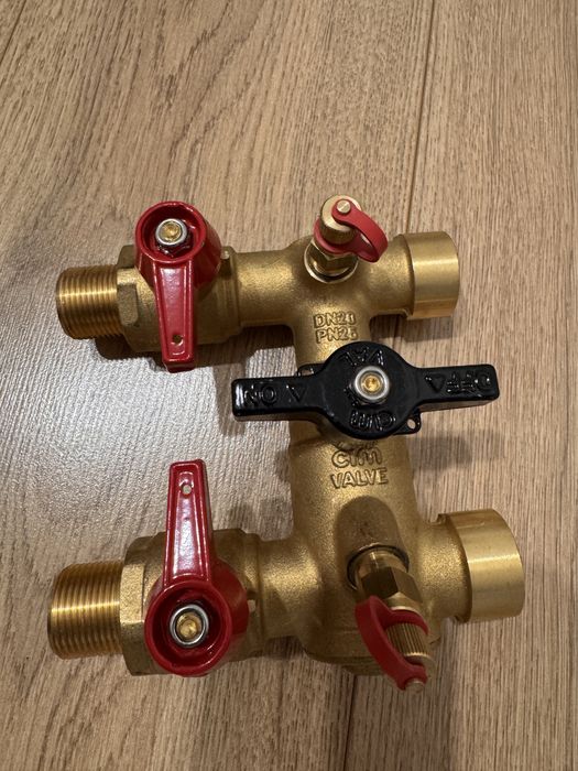 Robinet cu bypass Cimberio seria 731 de 3/4