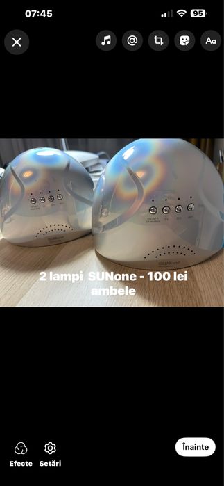 Lampa unghii/manichiura UV/LED 2 bucati