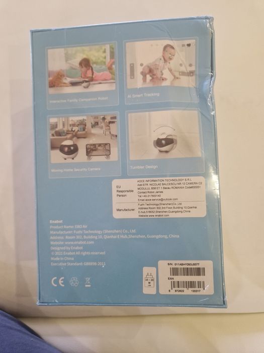 Camera de supraveghere mobila,enabot ebo air