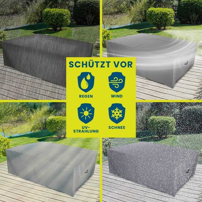Покривало калъф за градински мебели водоусточив и UV 200 × 160 Hoberg