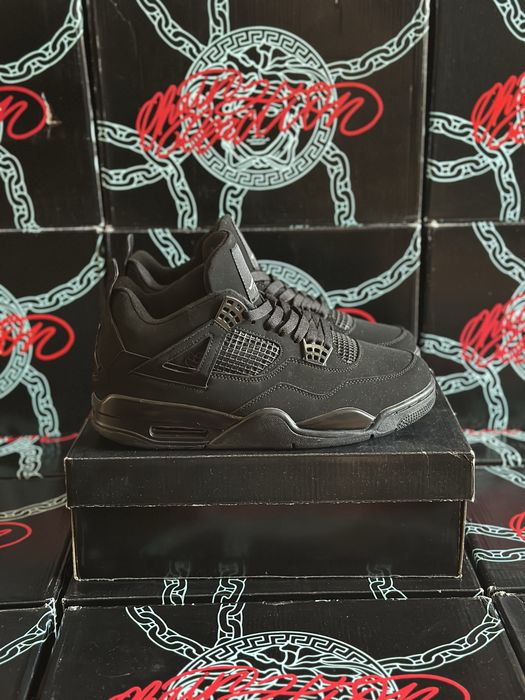Jordan 4 Black Cat / marimea 44