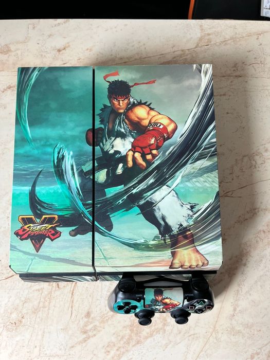 PS4 Fat - Custom vinyl Street Fighter V