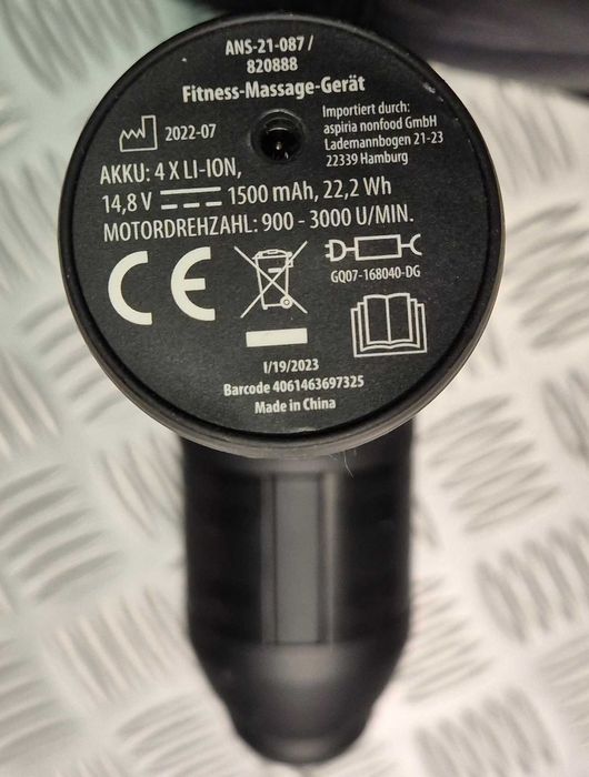 Масажен пистолет Crane (Fitness-Massage-Gerät) – ЗА ЧАСТИ / РЕМОНТ