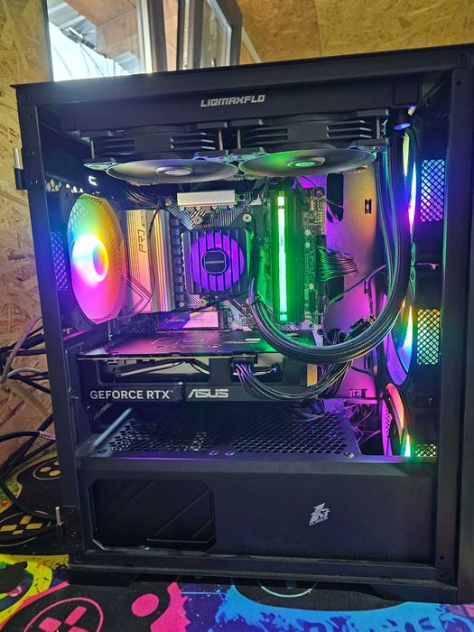 Sistem gaming Ryzen 7600X, 16gb DDR5, RTX 5060, SSD, Rgb, Aio, etc!