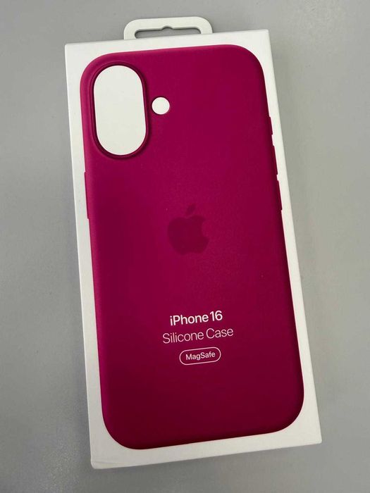 Husa de protectie Apple Silicone Case MagSafe pentru iPhone 16 - Fucsia