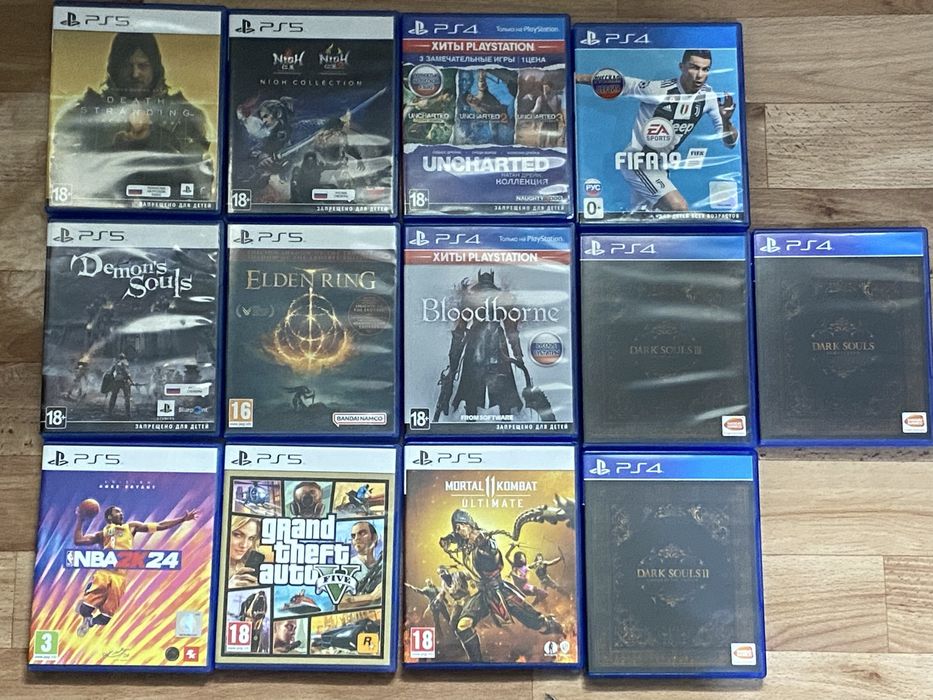Продам диски на ps 4/5